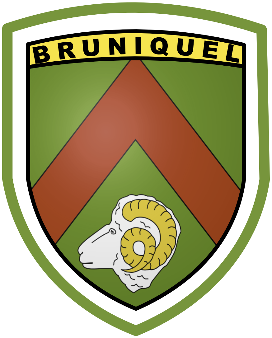BLASON BRUNIQUEL 24H TRAIL 24 H TRAIL 2018 BLASON BRUNIQUEL
